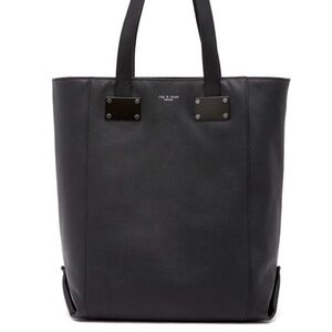 🦴 Rag & Bone Black Leather Hunter Large Tote